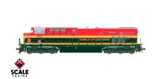 Rivet Counter HO Scale GE ES44AC, Kansas City Southern/Belle/As Delivered
