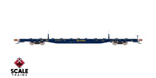 Rivet Counter HypoTypical HO Scale BSC F68BH Finger Rack Flatcar, Chessie System/Blue