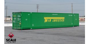 Operator N Scale CIMC 53’ Corrugated Dry Container, Twin Logistics