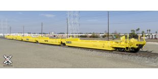 Rivet Counter HO Scale PS-Trinity Backpacker Well Car Set (5), Trailer Train (R1) by ScaleTrains.com