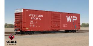 ExactRail Platinum HO Scale PC&F 7633 Appliance Boxcar, Western Pacific/1975 As Delivered