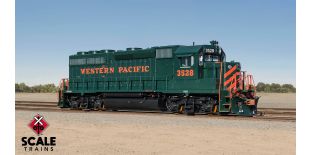 Rivet Counter HO Scale EMD GP40 Phase IIc, Western Pacific/Perlman Green