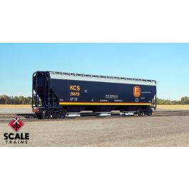 Operator HO Scale Gunderson 5188 Covered Hopper, Kansas City Southern/Belle