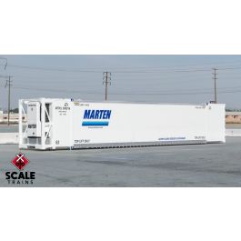 Operator HO Scale CIMC 53’ Reefer Container, Marten/MTLU